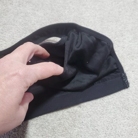 LULULEMON Lift & Separate Sports Bra Front Eye Hook Closure Blk Women 36DD, 36E - Picture 7 of 10